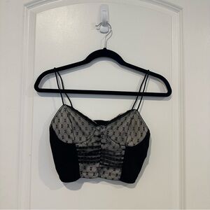 Black going out tank top